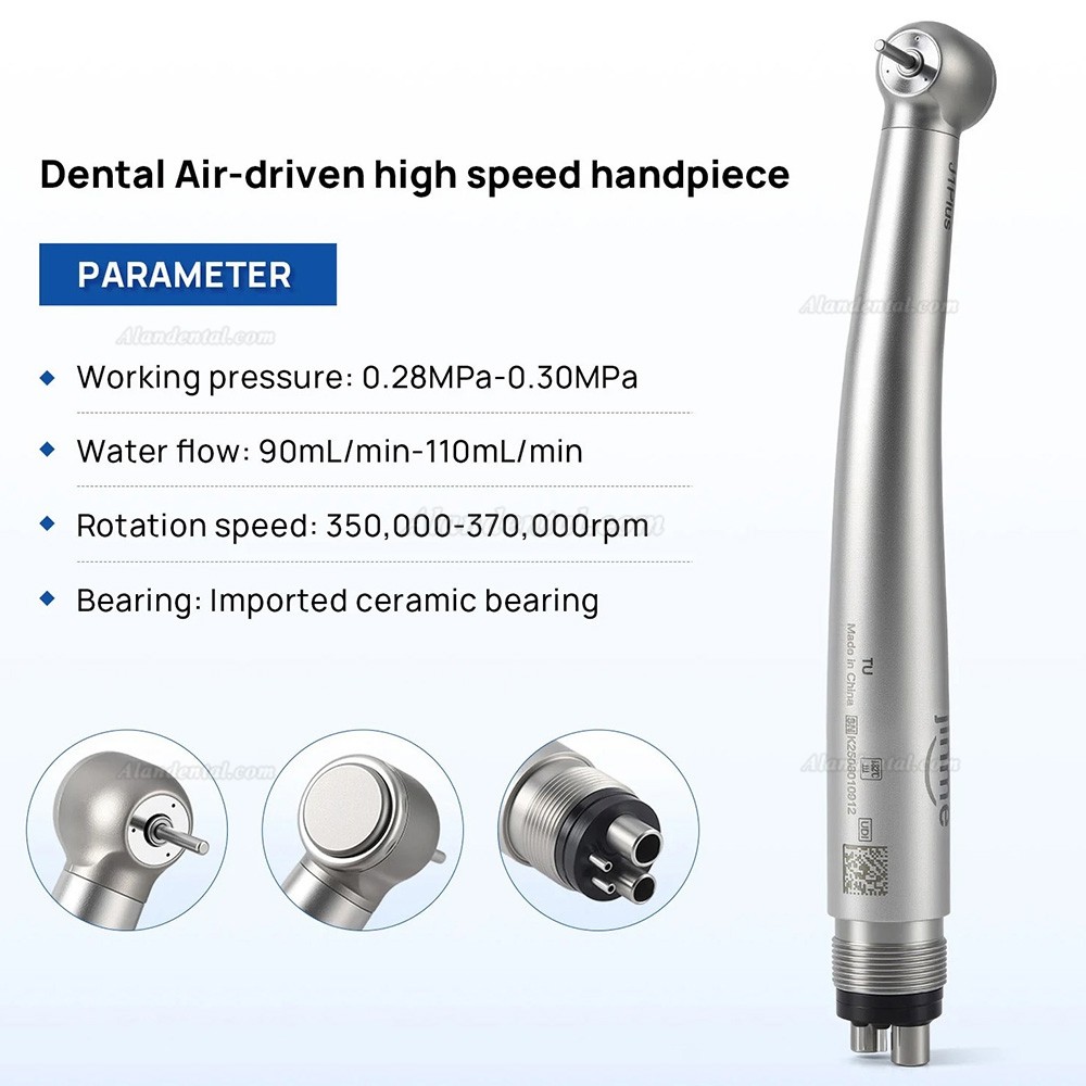 Jinme J1Plus Dental Turbine Handpiece Torque Head 4 Hole